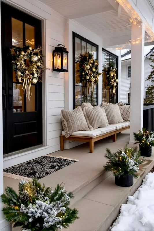 Glitter & Gold Porch